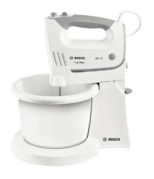 Миксер BOSCH ручной MFQ36460 450Вт белый/серый