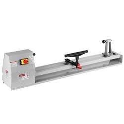 Станок ЗУБР [ЗСТД-350-1000] {токарный по дереву, 4 скорости, длина 1000мм, d 350мм, 350Вт }