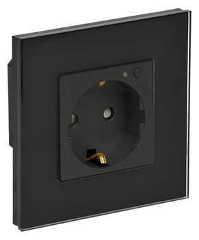 Устройство (умный дом) IEK Умная розетка iTEQ SMART Wi-Fi черный