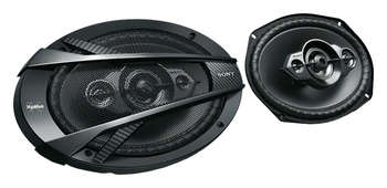 Колонка автомобильная Sony Колонки автомобильные XS-XB6941 650Вт 89дБ 4Ом 16x23см  коаксиальные четырехполосные