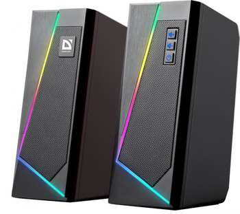 Акустическая система Колонки компьютерные 10W SOLAR BLACK 65103 DEFENDER