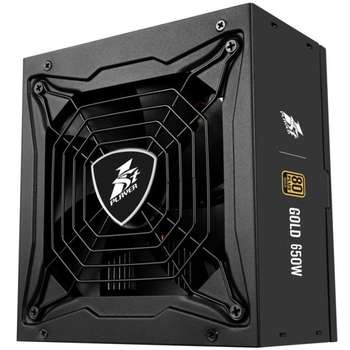 Блок питания 1STPLAYER STEAMPUNK 750W / ATX 2.4, APFC, 80 PLUS GOLD, 140mm fan, full modular / PS-750SP