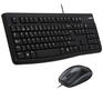 Комплект (клавиатура+мышь) Logitech Клавиатура + мышь MK120 клав:черный мышь:черный/серый USB