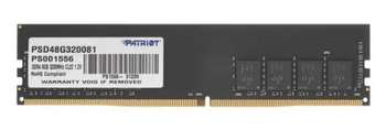 Оперативная память Patriot Модуль памяти DIMM DDR4-3200 8GB PSD48G320081 PATRIOT