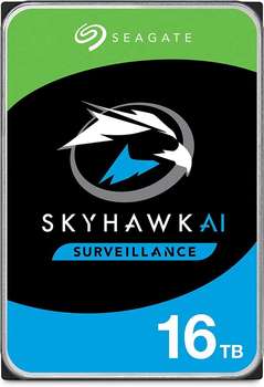 Жесткий диск HDD Seagate HDD SATA3 16Tb SkyHawk Al Surveillance ST16000VE002