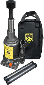 Домкрат BERGER Фогельсберг бутылочный гидравлический черный