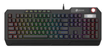 Клавиатура Oklick Оклик 715G черный USB Multimedia for gamer LED