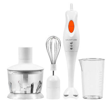 Блендер GALAXY LINE погружной GL 2125 300Вт белый/оранжевый