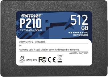 Накопитель SSD Patriot 512Gb P210