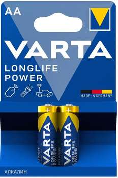 Аккумулятор, батарейка Varta LONGLIFE POWER LR6 AA