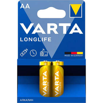 Аккумулятор, батарейка Varta LONGLIFE LR6 AA