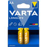 Аккумулятор, батарейка Varta LONGLIFE LR6 AA