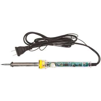 Паяльное оборудование Fit КУРС Паяльник с регулировкой температуры 100-500 гр., 220 В, игольчатое жало D=4,8 мм, 60 Вт  [60490]