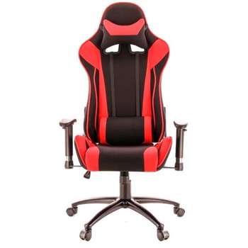 Кресло Everprof Lotus S4 ткань черный/ красный