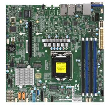 Сервер SuperMicro MBD-X11SCM-F- via C236; RAID 0, 1, 5, 10}