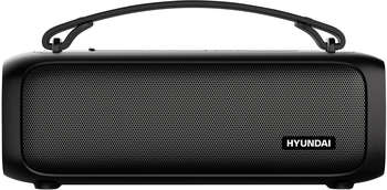 Портативная акустика HYUNDAI Колонка порт. H-PS1020 черный 16W 2.0 BT 10м 1500mAh