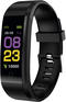 Умные часы, браслет SUNWIND Смарт-браслет SB25 TFT корп.:черный рем.:черный