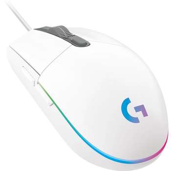 Мышь проводная игровая Logitech G102 LIGHTSYNC white