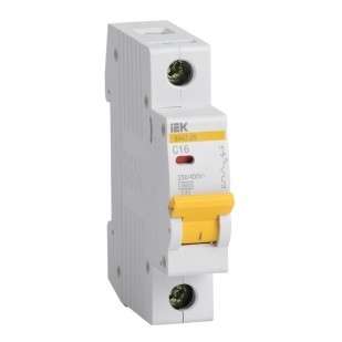 Автоматический выключатель IEK MVA20-1-025-C Авт. выкл.ВА47-29 1Р 25А 4,5кА х-ка С ИЭК