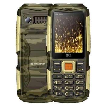 Смартфон BQ-2430 Tank Power Комуфляж+Золото