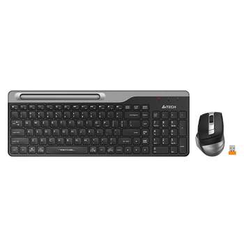 Клавиатура A4TECH + мышь Fstyler FB2535C клав:черный/серый мышь:черный/серый USB беспроводная Blueto