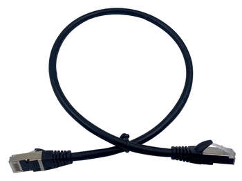Патч-корд BURO BU-7-0.5M STP 4 пары cat.7 CCA molded 0.5м черный RJ-45