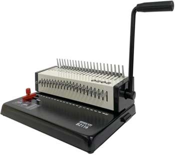 Брошюратор OFFICE KIT Переплетчик B2116 A4/перф.13л.сшив/макс.450л./пластик.пруж.