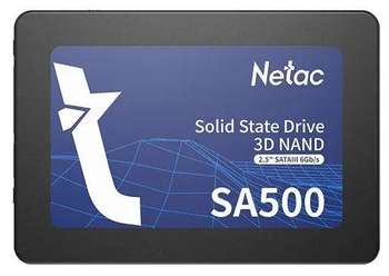 Накопитель SSD Netac Накопитель 2.5" 480GB NT01SA500-480-S3X NETAC