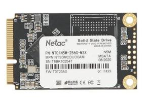 Накопитель SSD Netac SSD жесткий диск MSATA 256GB NT01N5M-256G-M3X NETAC