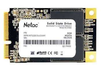 Накопитель SSD Netac SSD жесткий диск MSATA 1TB NT01N5M-001T-M3X NETAC