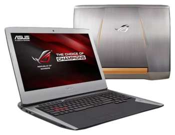 Ноутбук ASUS ROG G752VS-GB136T 17.3"(3840x2160)Intel Core i7 6820HK(2.7Ghz)32768Mb1000+256SSDGbB-Ray ReaderExt:nVidia GeForce GTX1070(8192Mb)CamBTWiFi50WHrwar 1y4.4kgforgeW10 90NB0D71-M01950 (уценка)