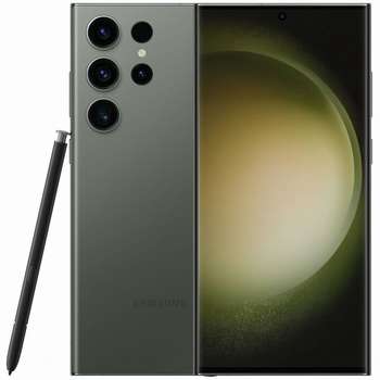 Смартфон Samsung Мобильный телефон GALAXY S23 ULTRA 12/256GB GREEN SM-S918 SAMSUNG