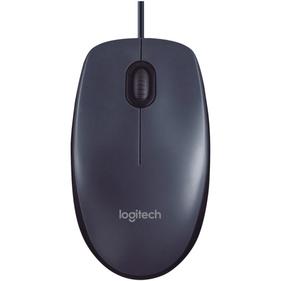 Мышь Logitech проводная B100 black