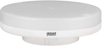Лампа GAUSS светодиодная Elementary GX53 13Вт цок.:GX53 таблетка 220B св.свеч.бел.нейт. Tablet