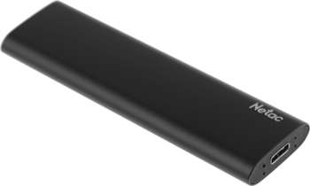 Внешний накопитель Netac Накопитель SSD USB-C 2Tb NT01ZSLIM-002T-32BK Z Slim 1.8" черный