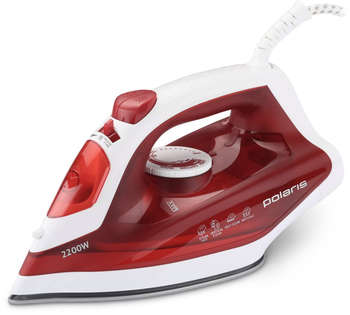 Утюг POLARIS PIR 2281K 2200Вт красный/белый