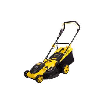 Газонокосилка CHAMPION эл. EM4118 { 1,8 кВт пласт.+ткань травосб. 50л ширина 420мм 25-75мм, 13кг }