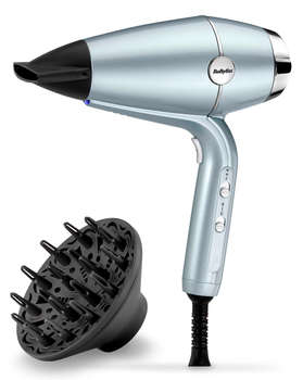 Фен для волос BABYLISS Фен D773DE 2100Вт голубой