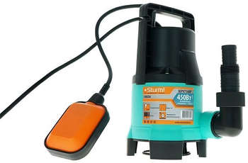 Садовый насос STURM! Насос дренажный WP97140P 450Вт 8500л/час