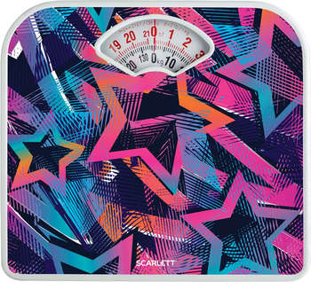 Весы SCARLETT напольные механические SC-BS33M044 макс.136кг фиолетовый