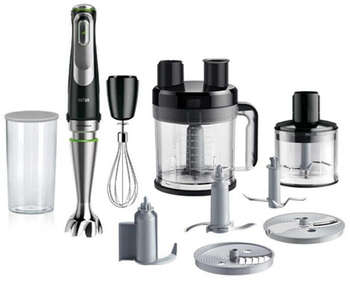Блендер BRAUN погружной MQ9195XLI 1200Вт черный