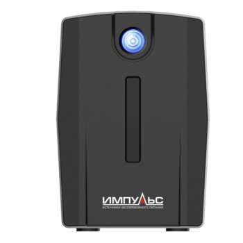 Источник бесперебойного питания Импульс ИБП ЮНИОР СМАРТ 1000, 1000/600 Ва/Вт, LED, USB, IEC-C13x4 JS10102