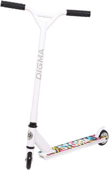 Самокат Digma Storm трюковый 2-кол. белый