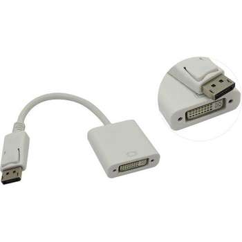 Видеокабель Telecom Адаптер DP TO DVI 0.2M TA557 TELECOM