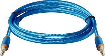 Кабели DVI AUDIO 3.5MM 1.2M BLUE JACK M- JACK M 87512 DEFENDER