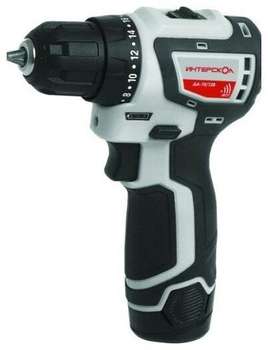 Дрель INTERSKOL Аккумуляторная бесщеточная дрель-шуруповерт ДА-10/12В ИНТЕРСКОЛ 687.1.2.70