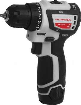 Дрель INTERSKOL Аккумуляторная бесщеточная дрель-шуруповерт ДА-10/12В МиниМАКС ИНТЕРСКОЛ