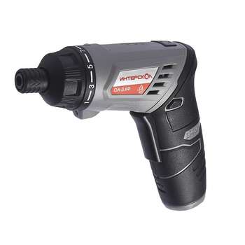 Шуруповерт INTERSKOL Аккумуляторная отвертка ОА-3.6Ф ИНТЕРСКОЛ 433.0.1.00