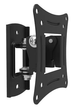 Кронштейн для ТВ BURO Кронштейн для телевизора FL0 черный 20"-29" макс.15кг настенный поворот и наклон
