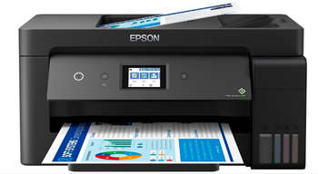 Струйный МФУ Epson МФУ струйный L14150  A3 Duplex Net WiFi черный